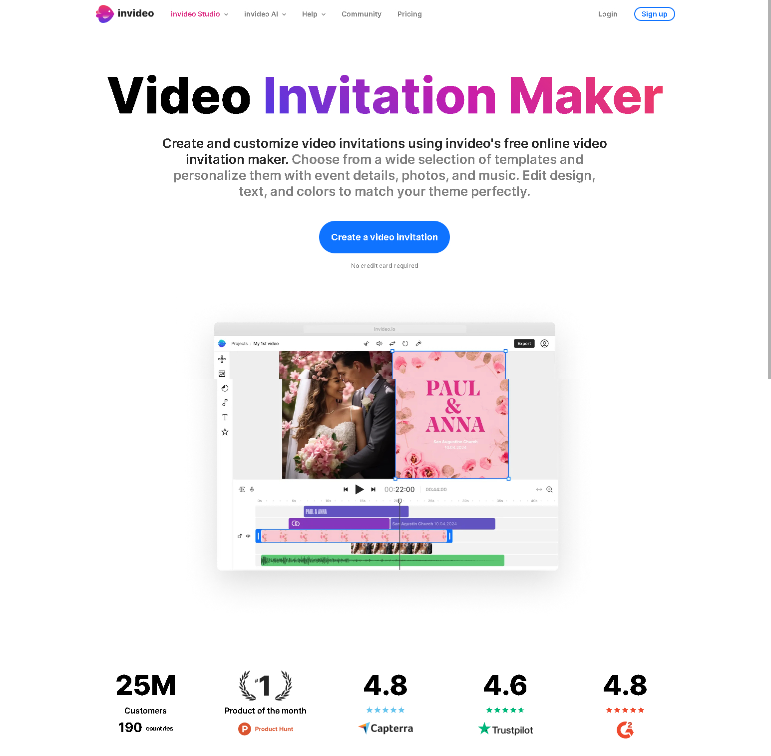 Invideo invitation maker