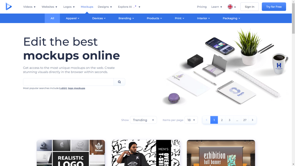 Best product mockup creators