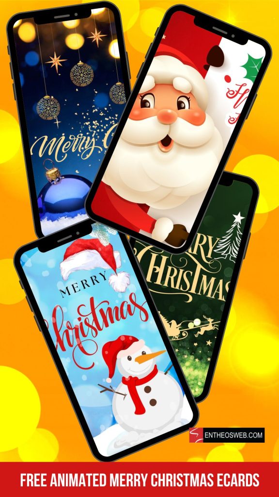 Christmas day cards pin image