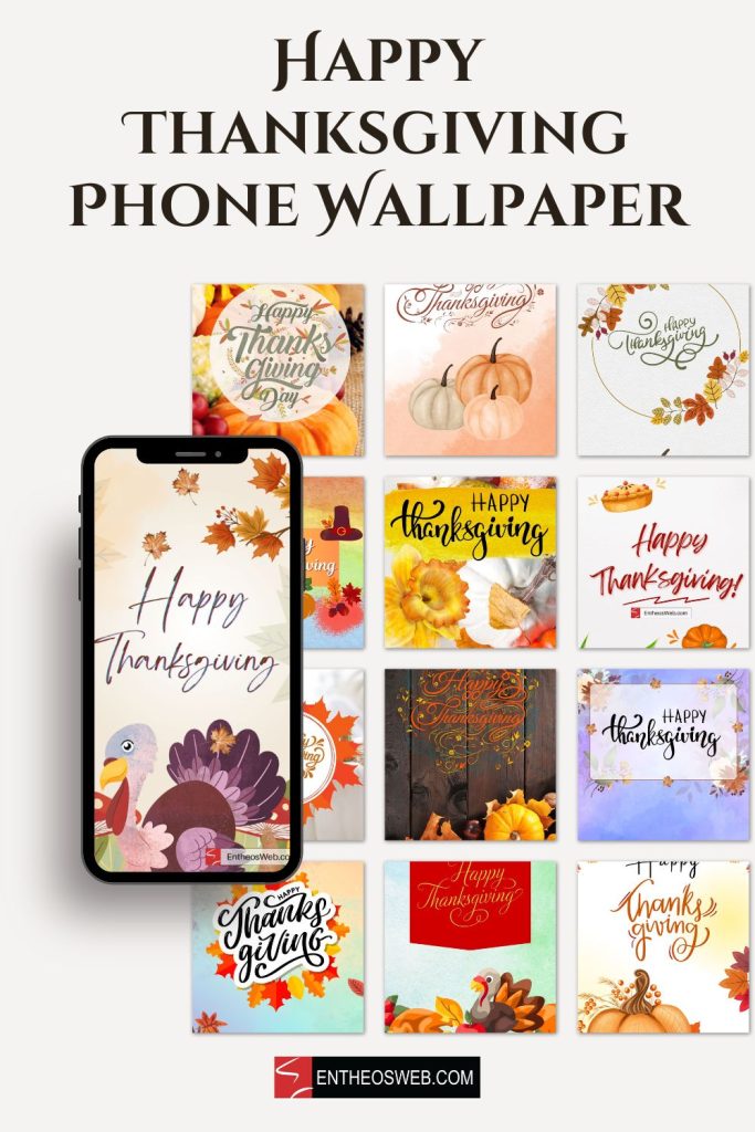 Happy thanksgiving phone wallpaper pinterest pin
