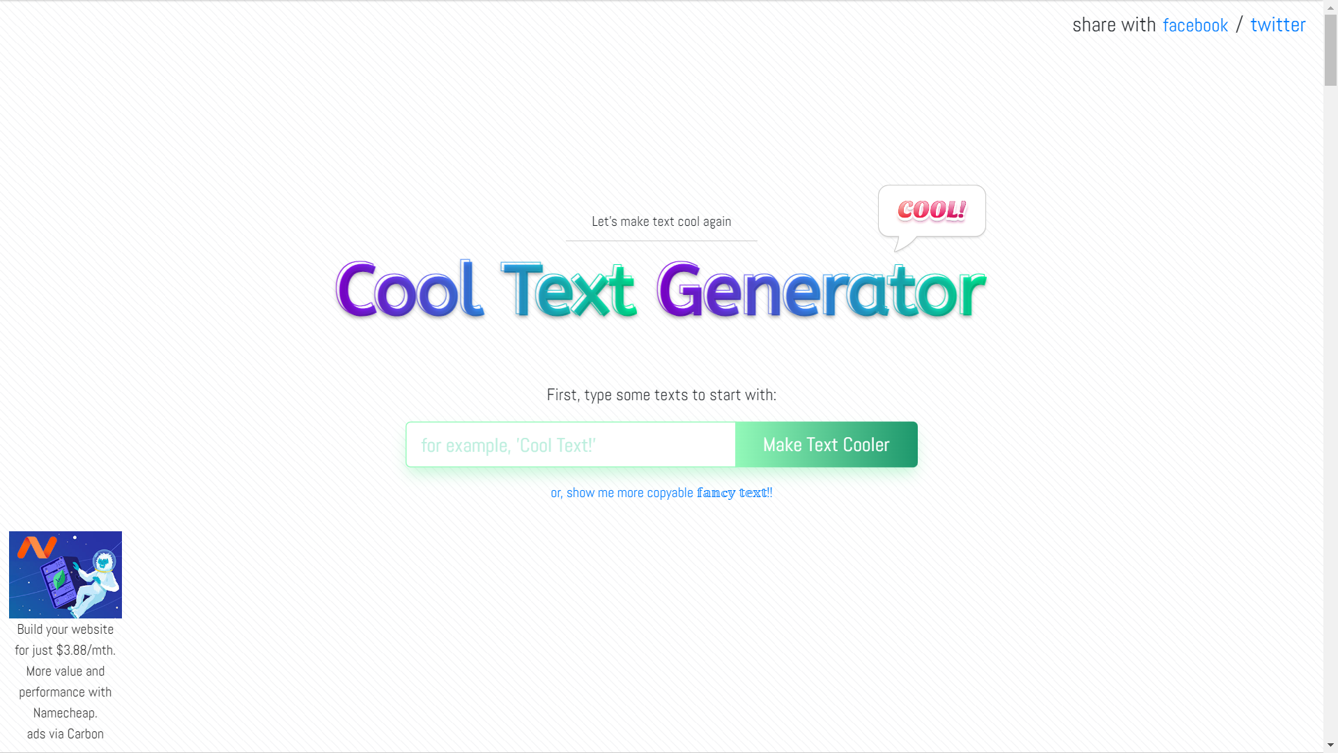 Cool Text Effect Generators | EntheosWeb