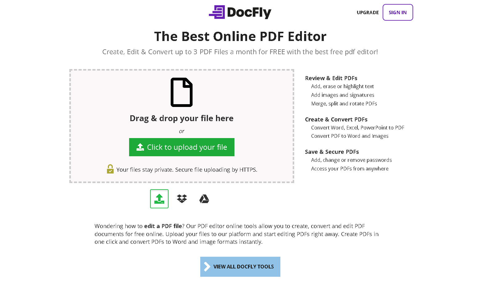 Docfly pdf editor