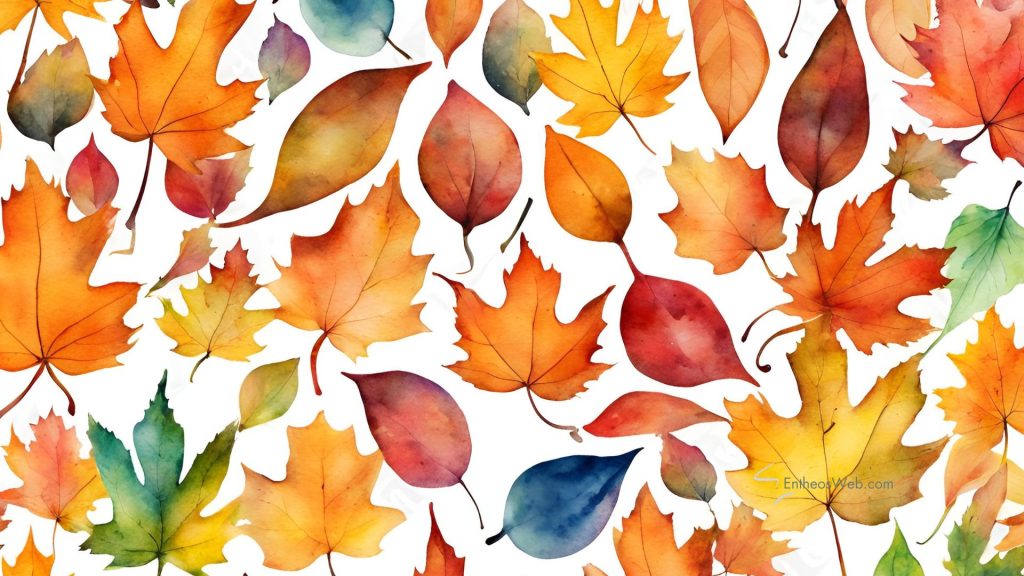 Fall leaves background wallpaper