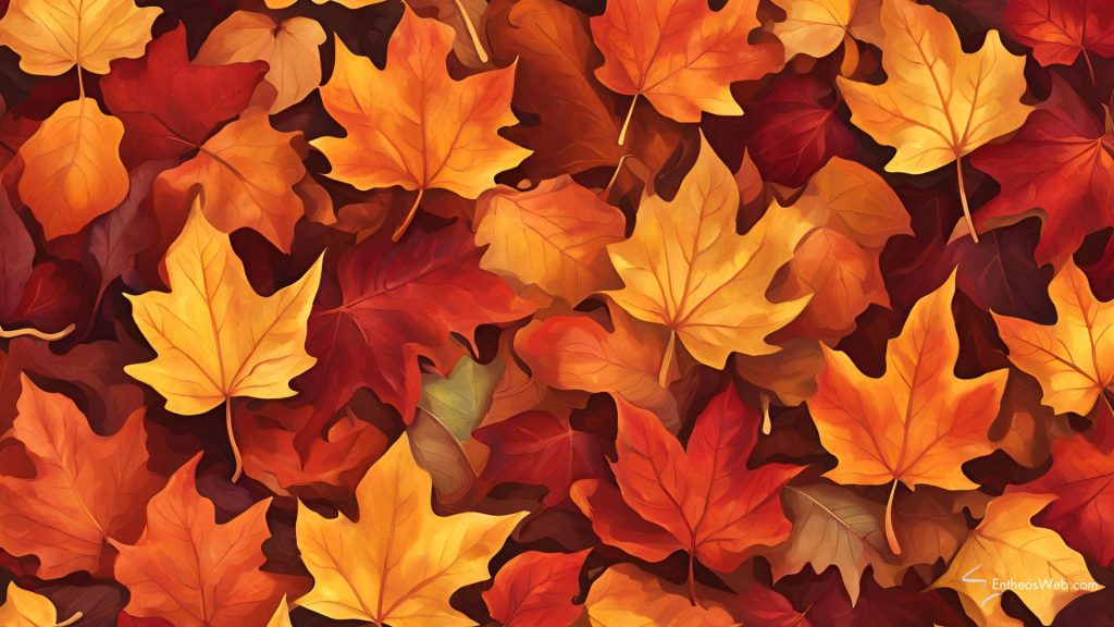 Fall leaves wallpaper background