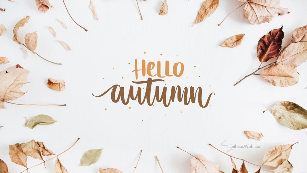 Hello autumn facebook cover