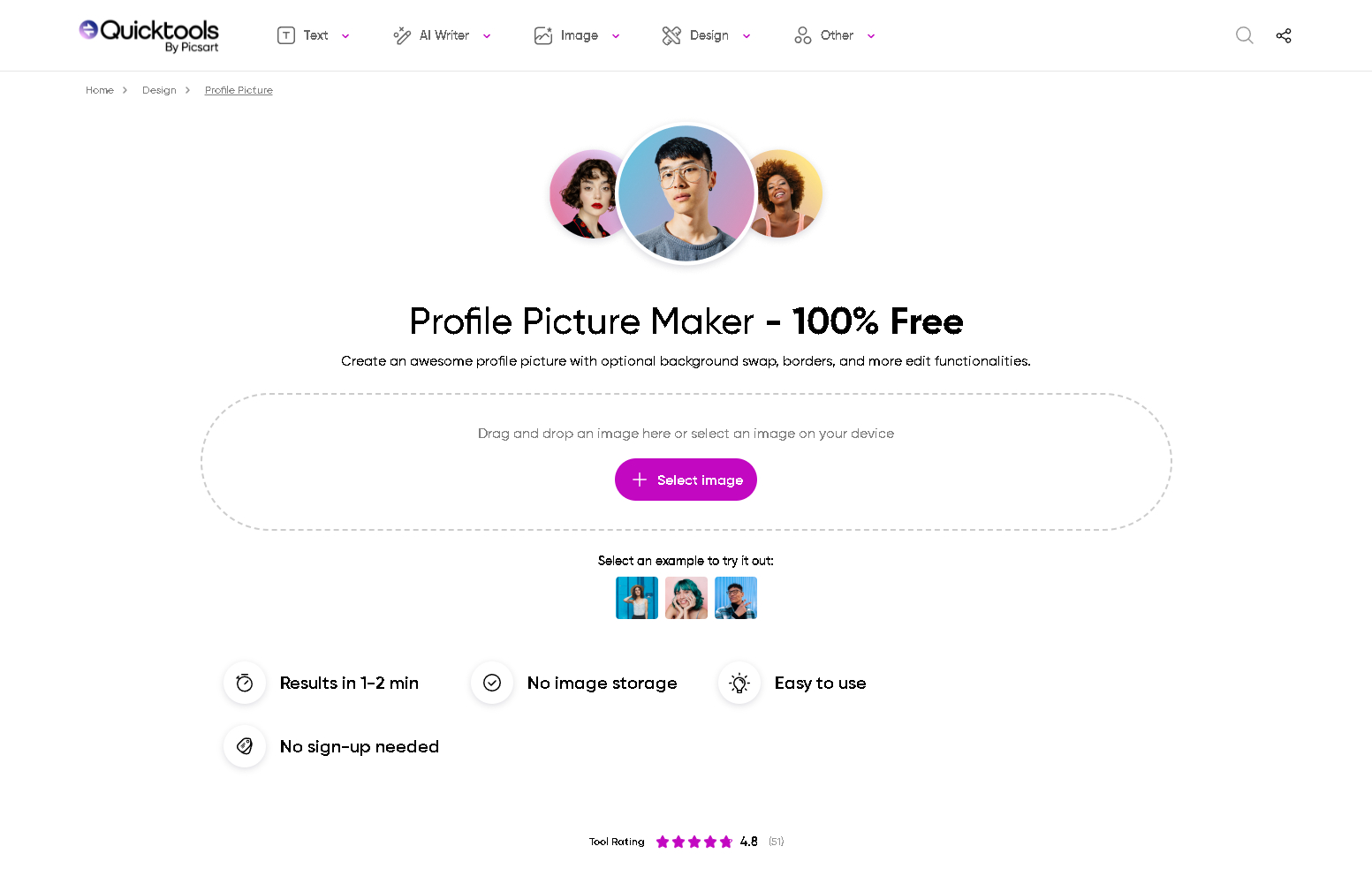 Picsart profile picture maker