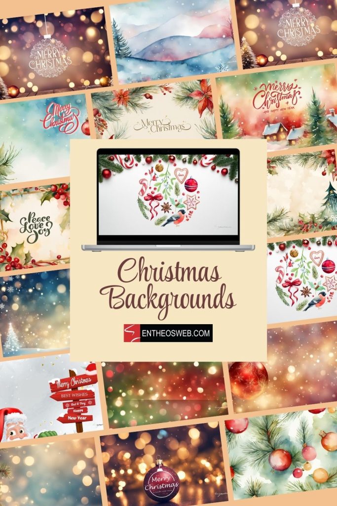 Christmas backgrounds pinterest pin