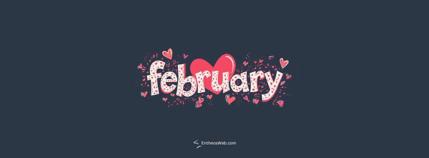 February on dark background | february facebook covers and banners | entheosweb February on dark background
