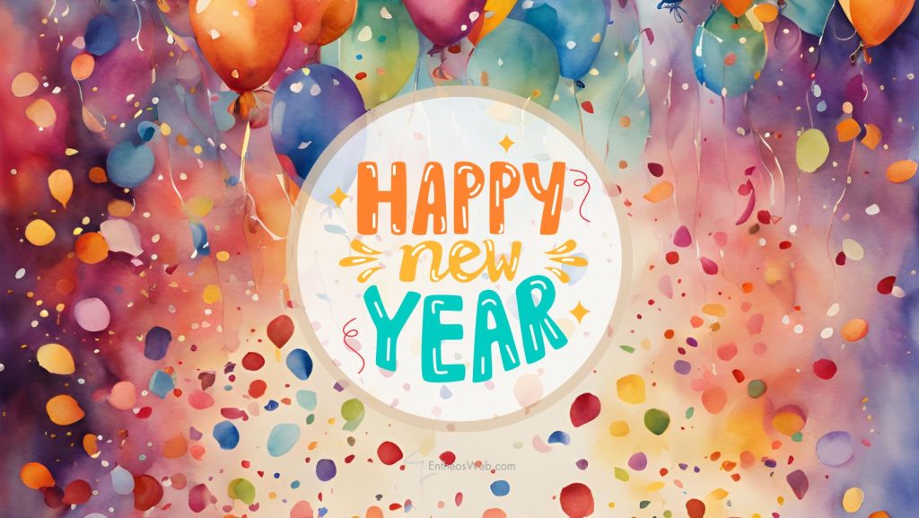 Happy new year wishes facebook cover