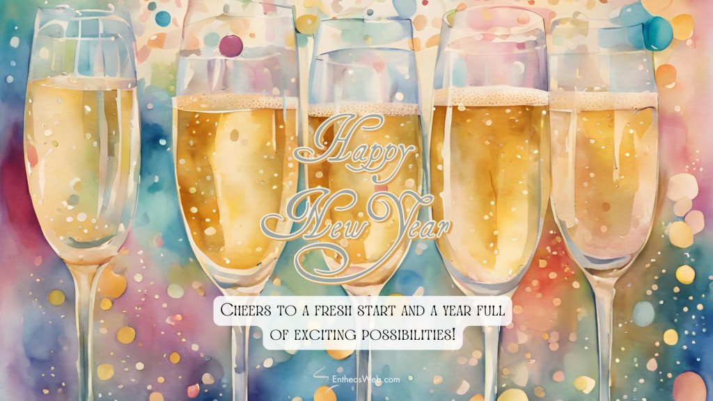 Happy new year wishes facebook cover