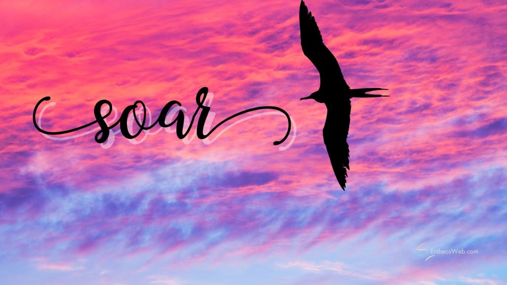 Soar desktop motivational wallpaper