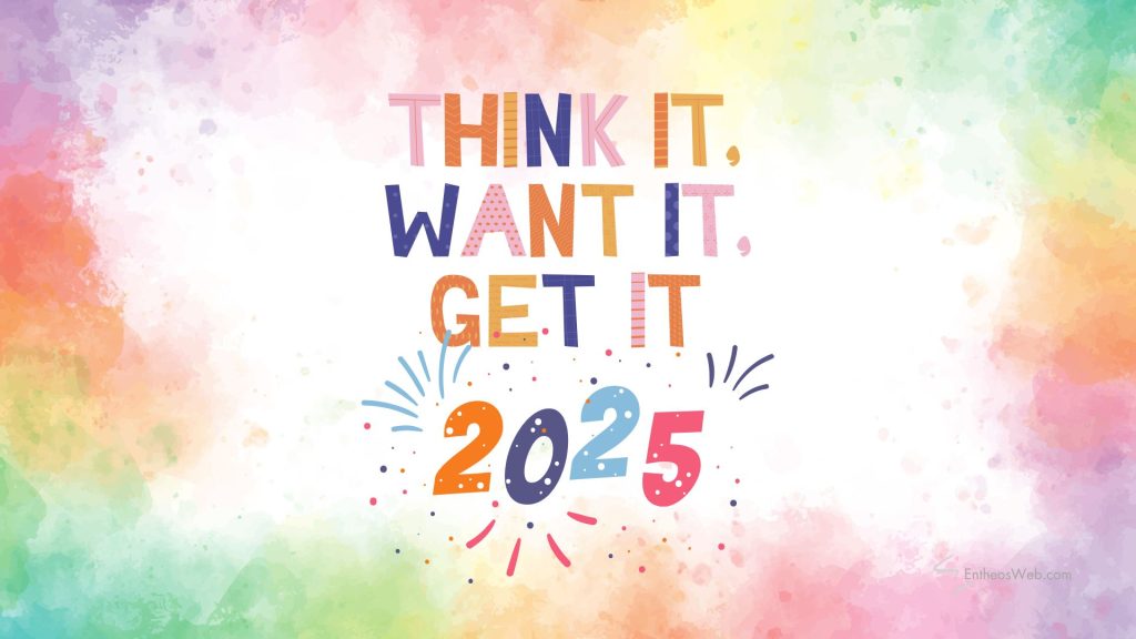 Motivational 2025 desktop wallpaper