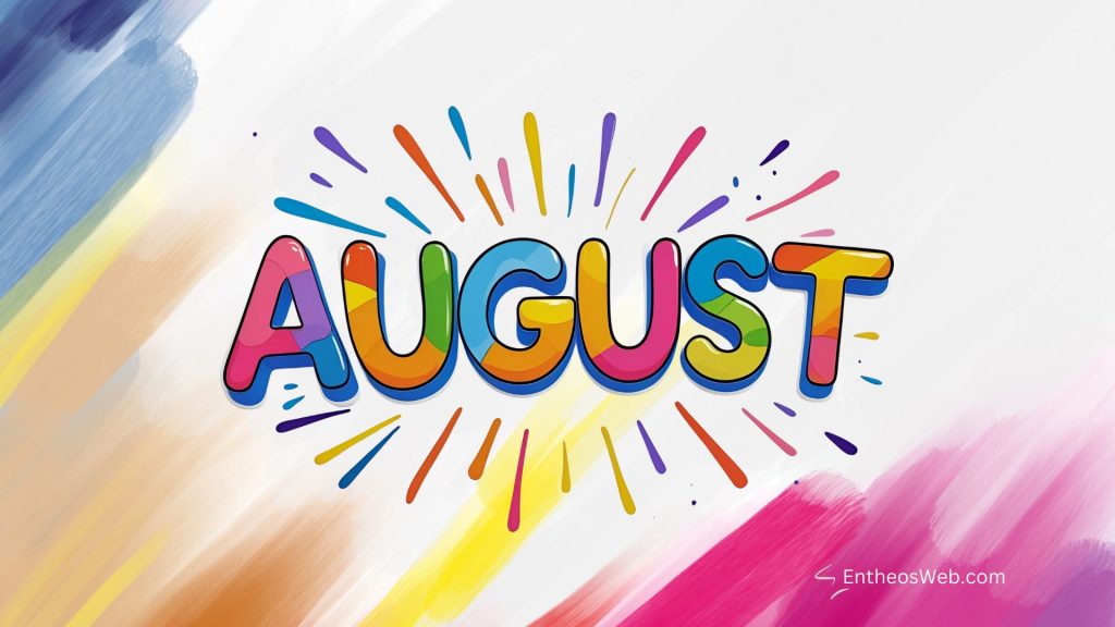 Colorful august desktop wallpaper