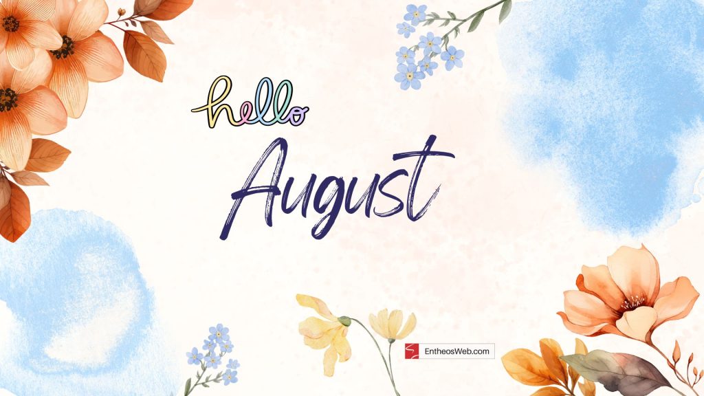 August desktop wallpaper