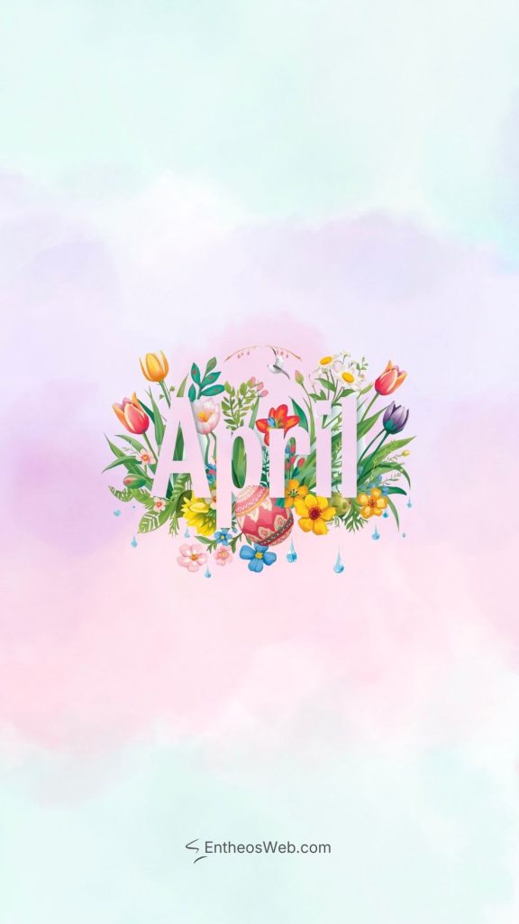 April phone wallpaper easter and tulips | april wallpapers | entheosweb April phone wallpaper