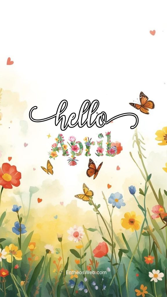 April phone wallpaper floral 3 | april wallpapers | entheosweb April phone wallpaper