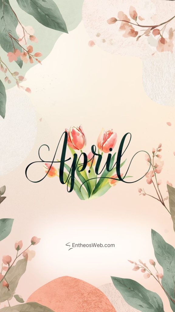 April phone wallpaper tulips 2 | april wallpapers | entheosweb April phone wallpaper