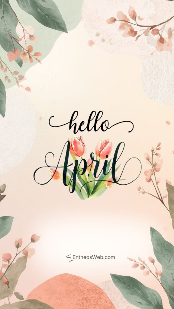 April phone wallpaper tulips 3 | april wallpapers | entheosweb April phone wallpaper