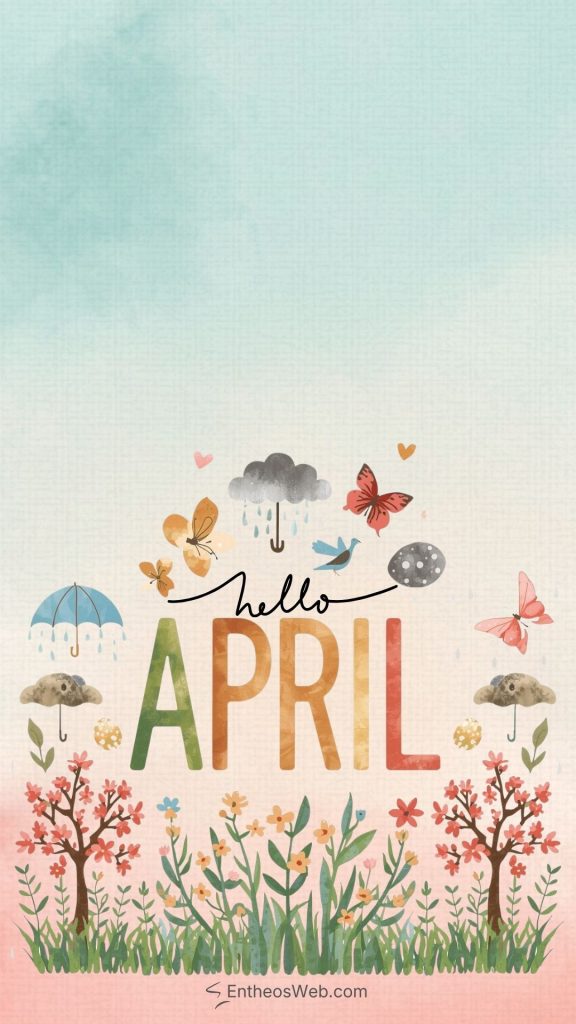 Hello april phone wallpaper | april wallpapers | entheosweb Hello april phone wallpaper