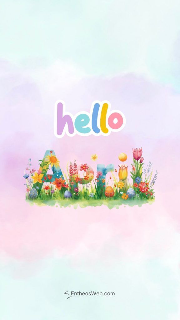 Hello april phone wallpaper flowers and easter eggs | april wallpapers | entheosweb Hello april phone wallpaper flowers and easter eggs