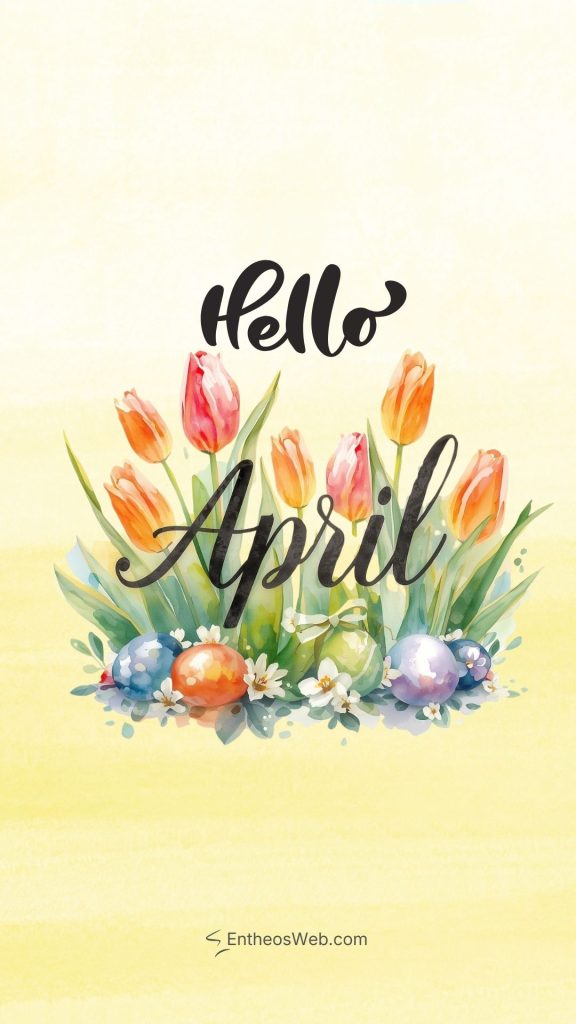 Hello april phone wallpaper tulips and easter | april wallpapers | entheosweb Hello april phone wallpaper tulips and easter