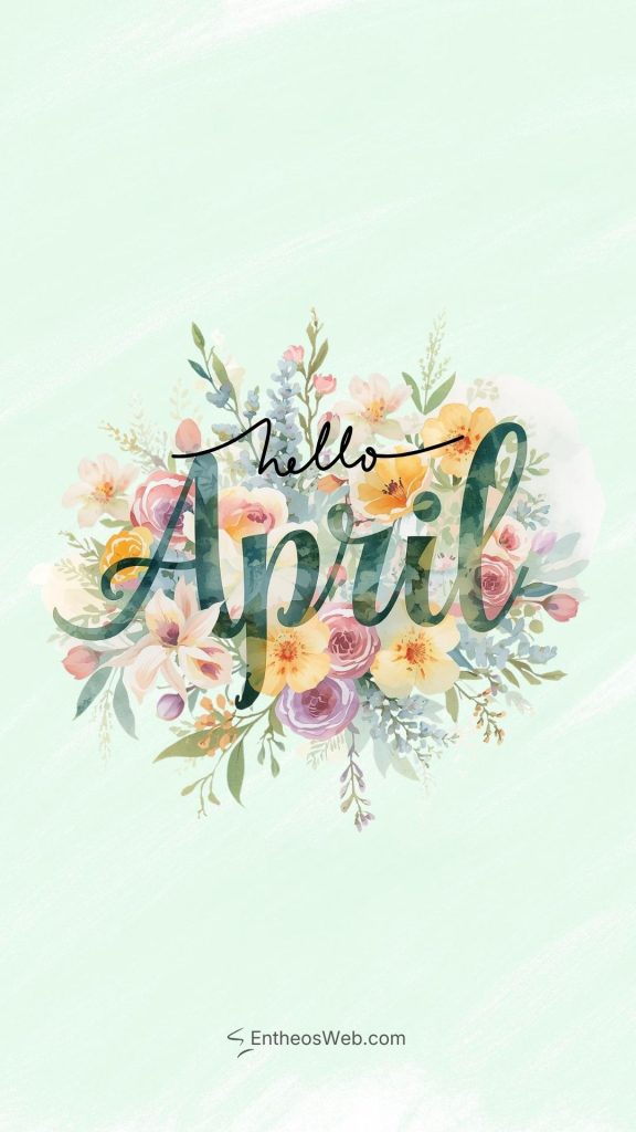 Hello phone wallpaper april spring flowers | april wallpapers | entheosweb Hello phone wallpaper april spring flowers
