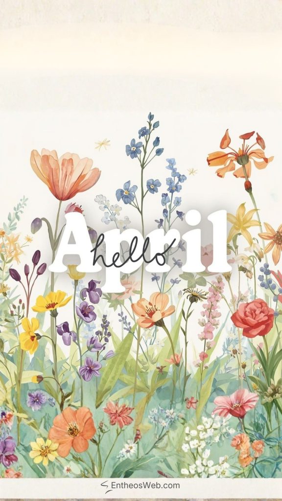 Hello phone wallpaper april spring flowers background | april wallpapers | entheosweb Hello phone wallpaper april spring flowers background