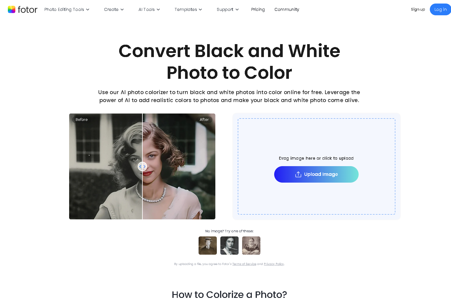 Image | Best Online Tools to Change Black and White Photos to Color | Entheosweb Fotor