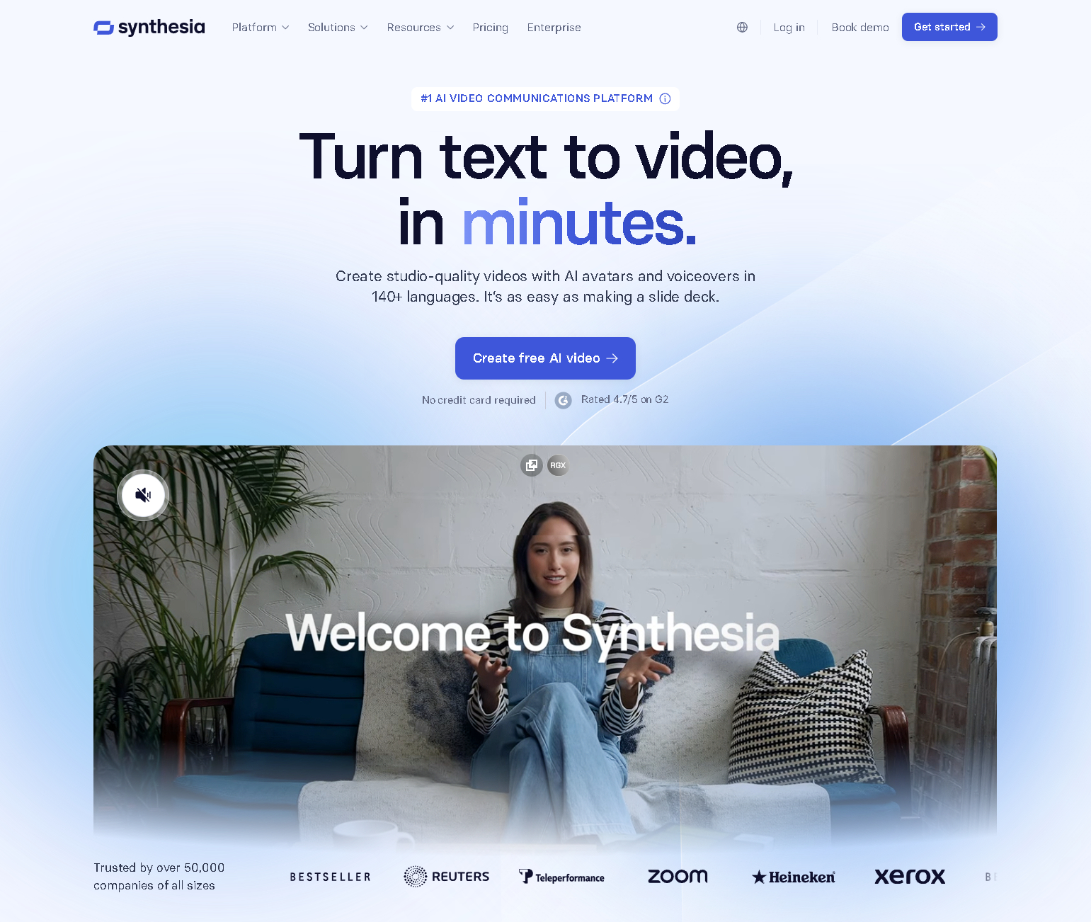 Image | Best Ai Video Generators in 2025 | Entheosweb Synthesia