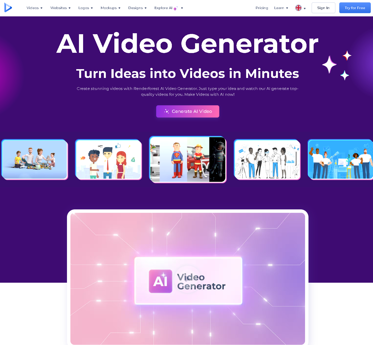 Image | Best Ai Video Generators in 2025 | Entheosweb Renderforest