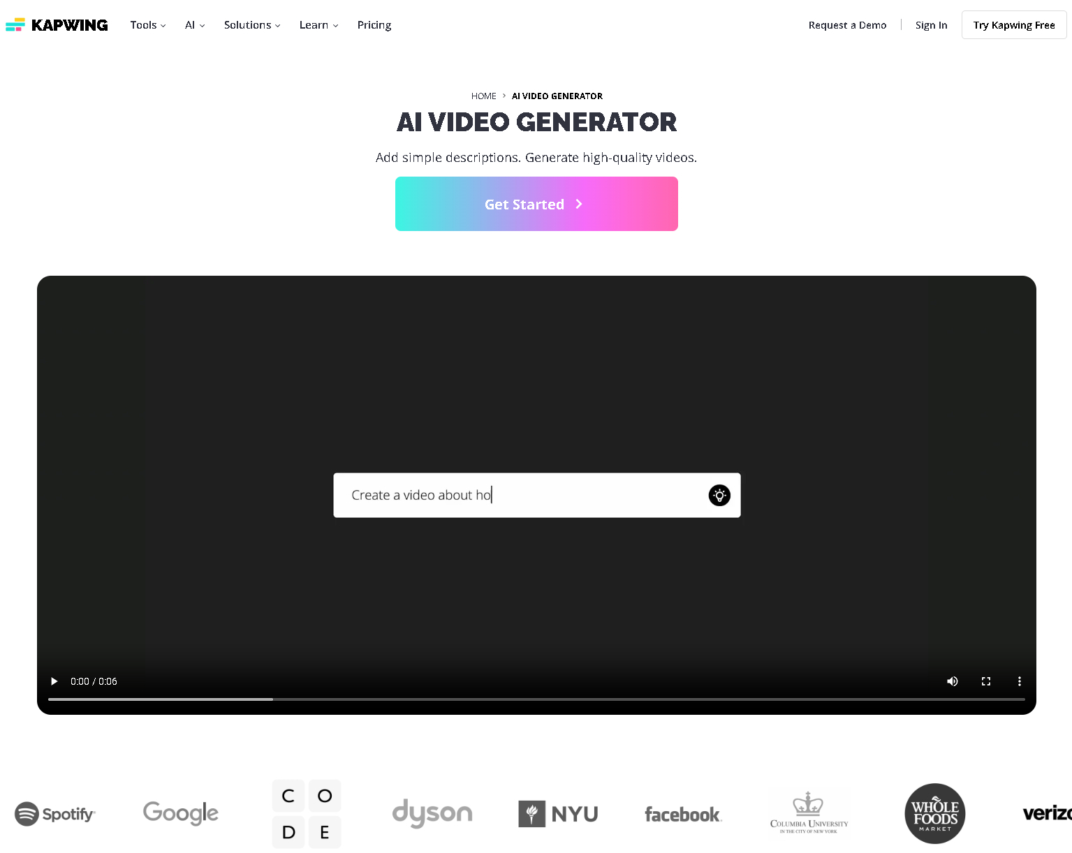 Image | Best Ai Video Generators in 2025 | Entheosweb Kapwing