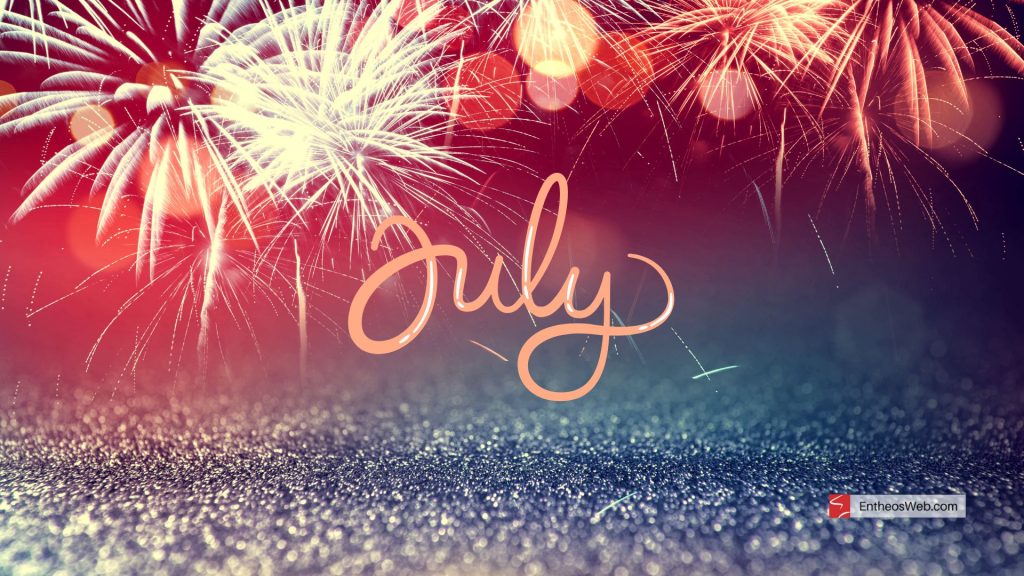 July desktop wallpaper   fireworks