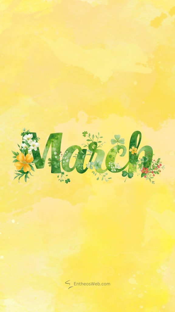 March   green st patricks day and spring facebook cover