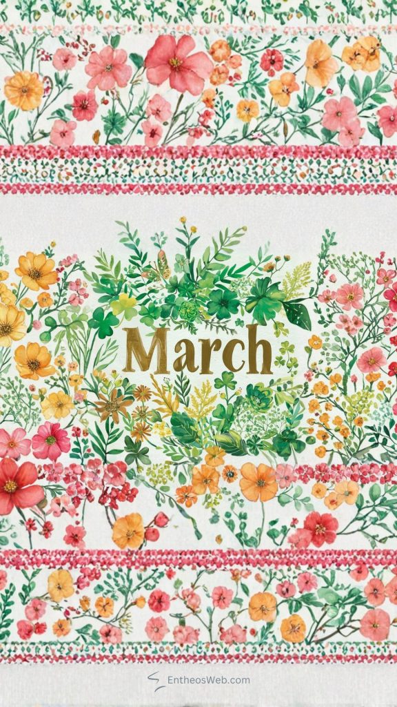 March spring facebook cover