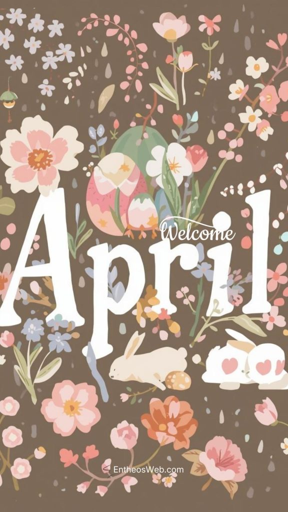 Welcome april phone wallpaper easte and spring | april wallpapers | entheosweb Welcome april phone wallpaper easte and spring