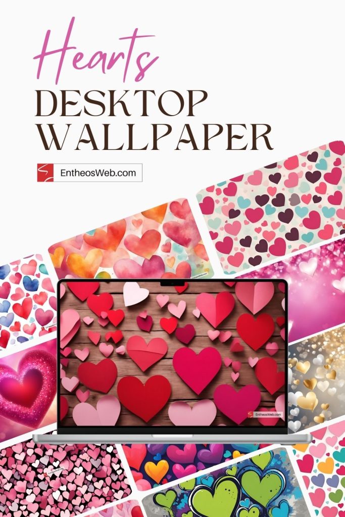 Hearts desktop wallpaper pinterest pin