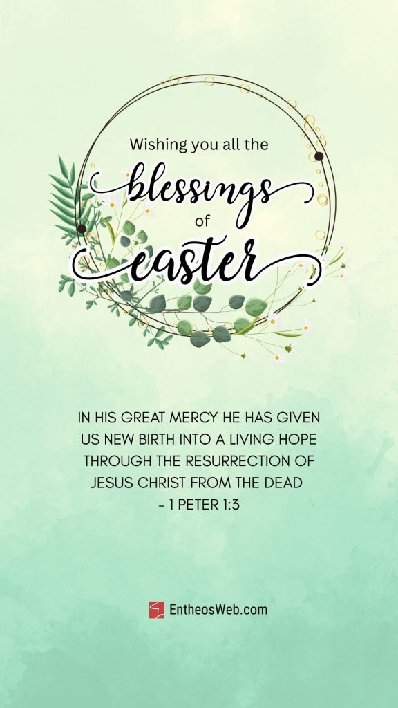 Wishing you you all the blessings of easter