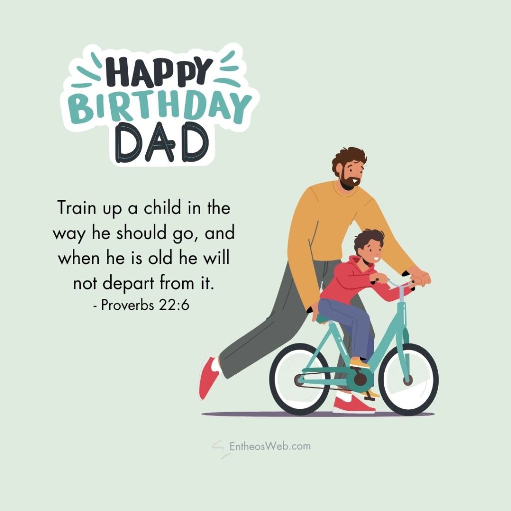 Christian Happy Birthday Dad Images with Bible Verses » EntheosWeb
