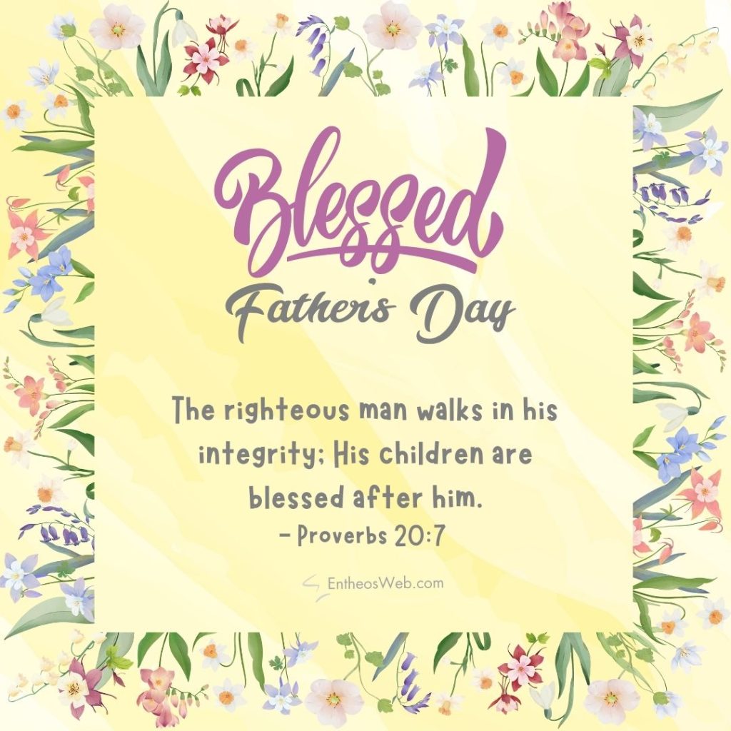 Christian Father’s Day Images with Bible Verses | EntheosWeb