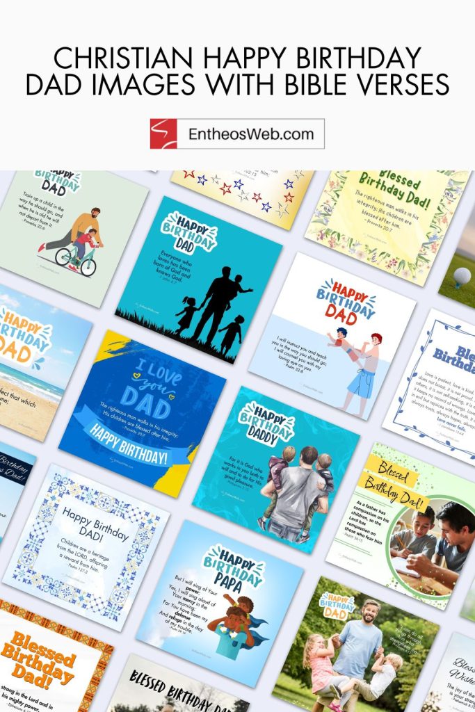 Christian happy birthday dad images with bible verse 1