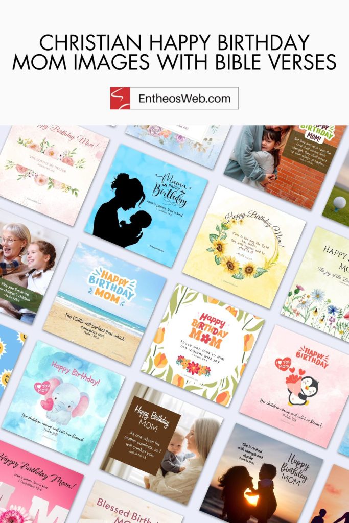 Christian happy birthday mom images with bible versed