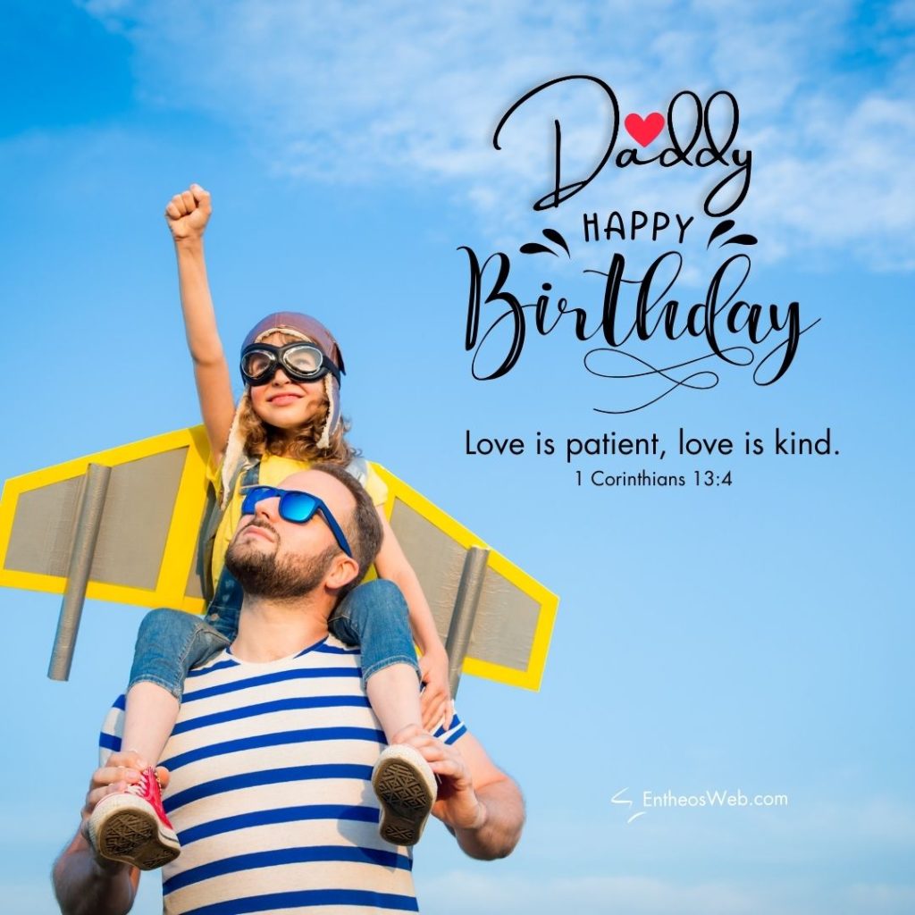 Christian Happy Birthday Dad Images with Bible Verses | EntheosWeb
