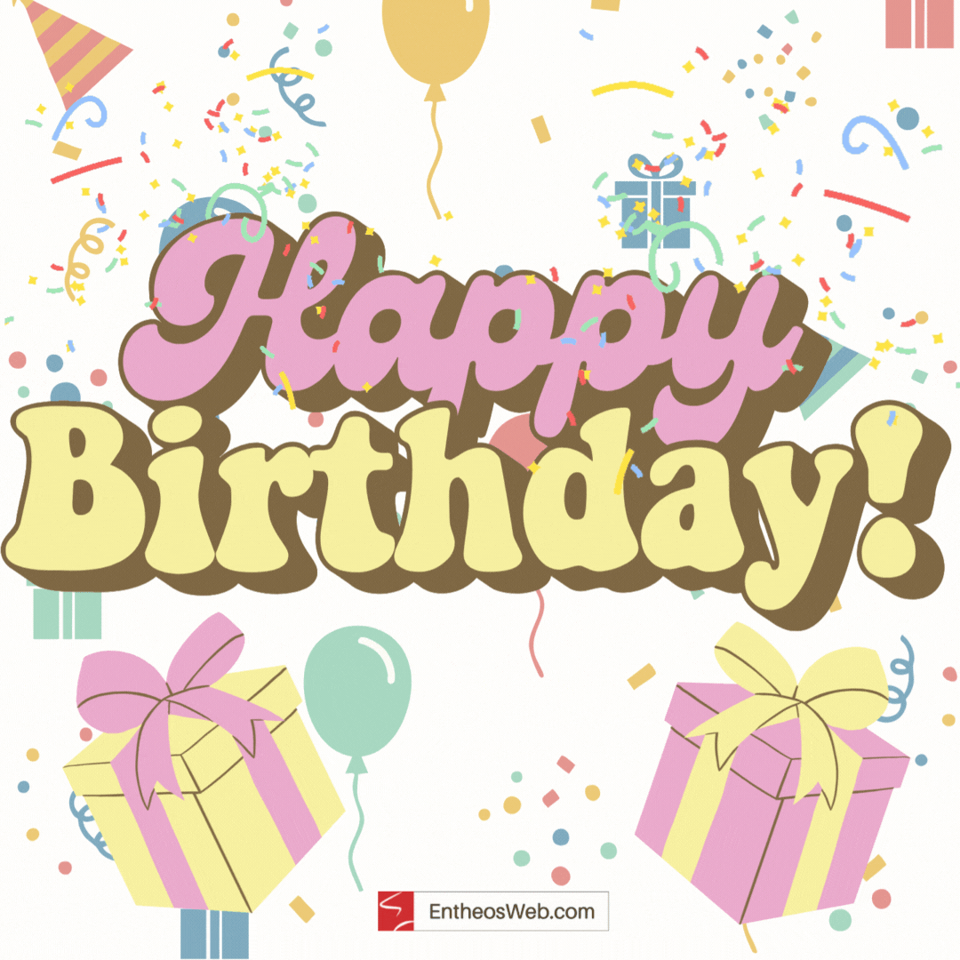 Happy birthday animated gif by entheosweb | animated happy birthday gif | entheosweb Happy birthday animated gif