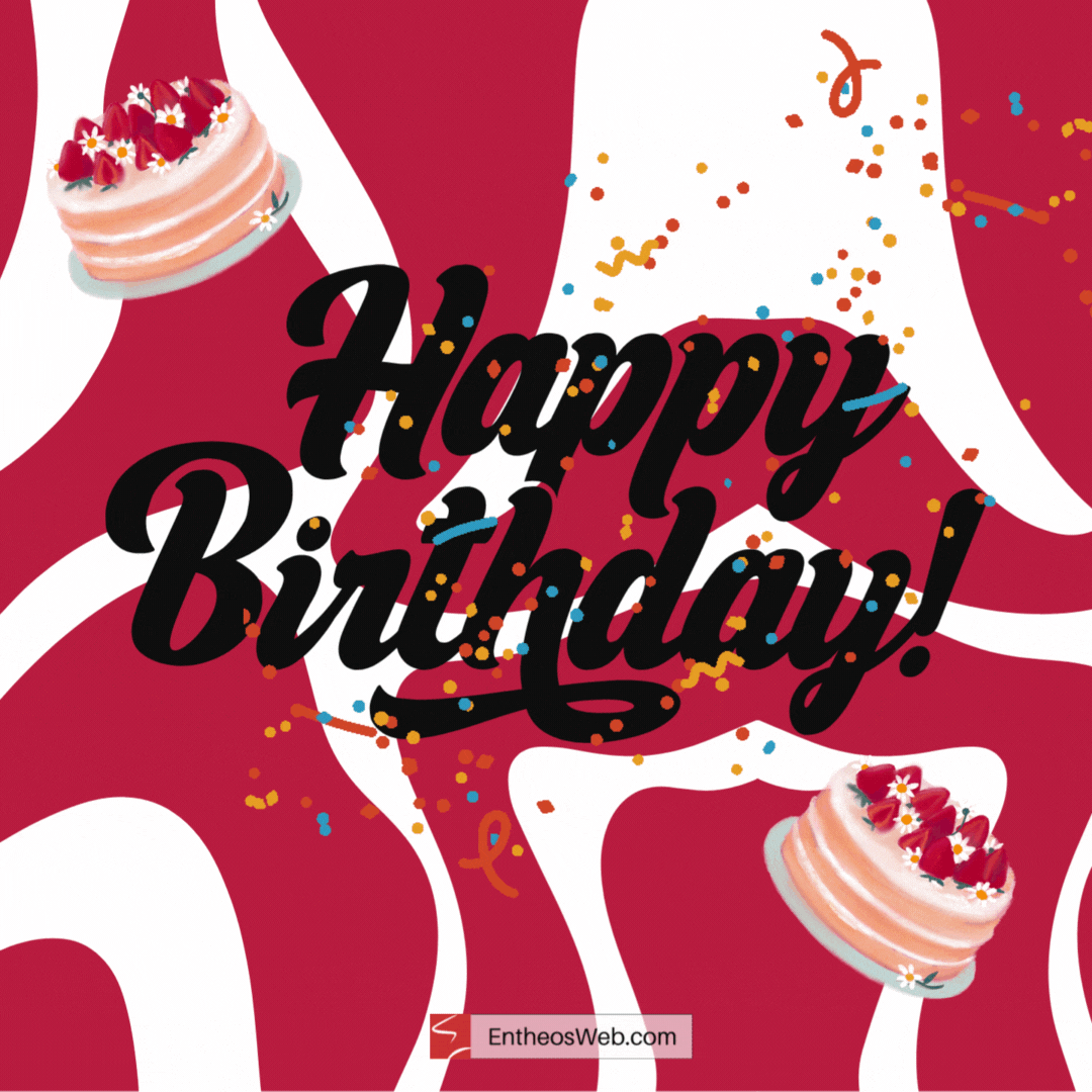 Happy birthday cakes animated gif by entheosweb | animated happy birthday gif | entheosweb Happy birthday animiated gif