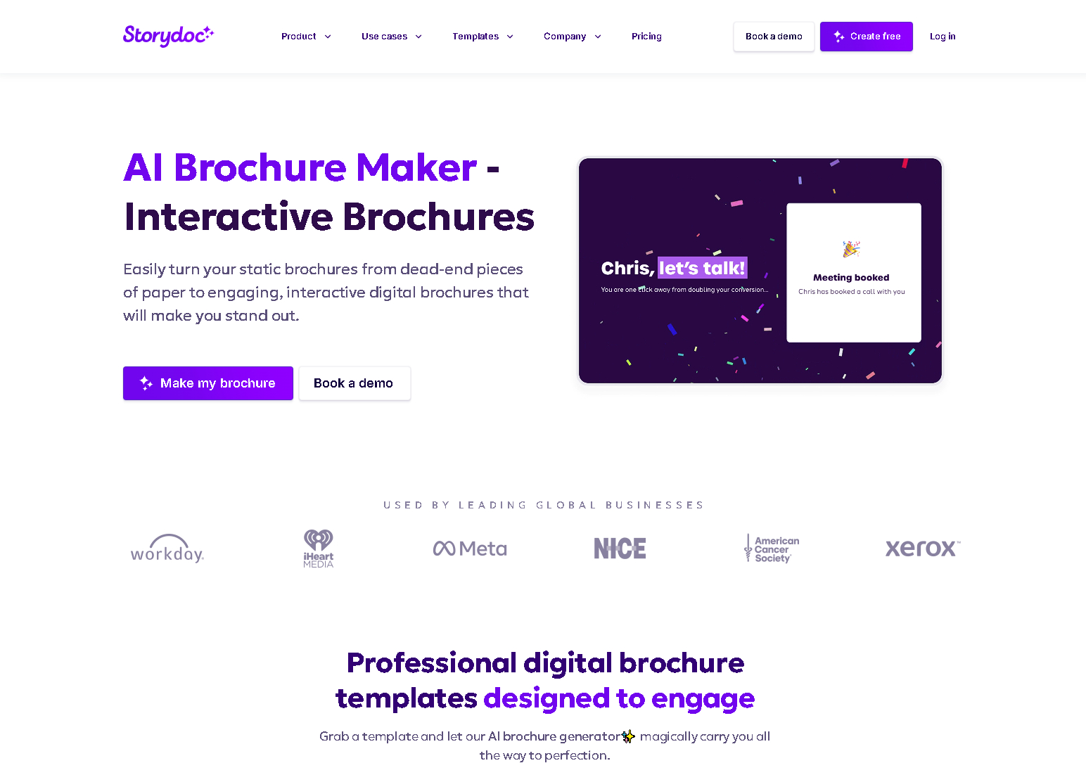Storydoc ai brochure maker