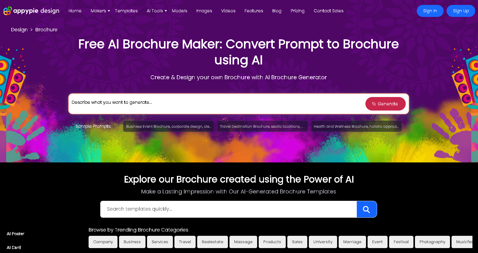 Appypie ai brochure maker