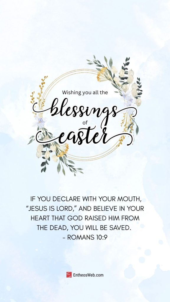 Wishing you you all the blessings of easter