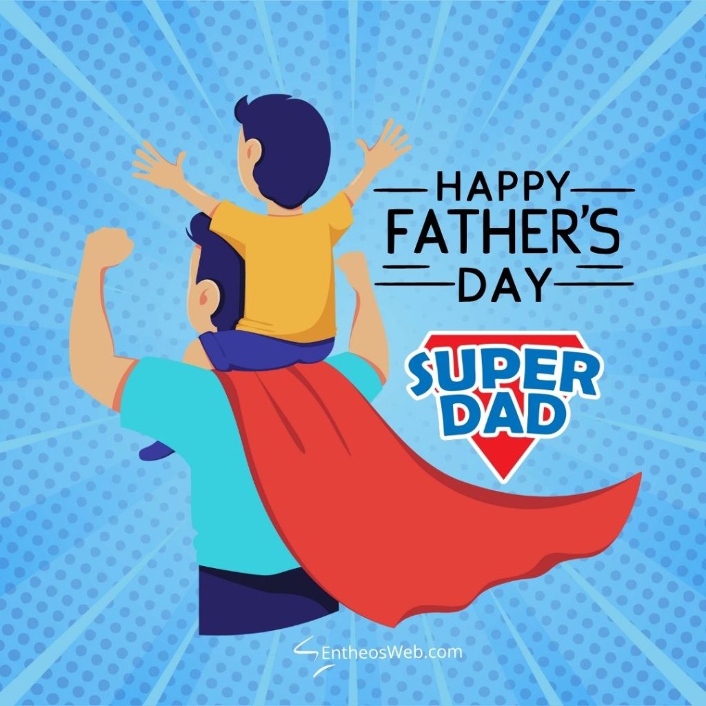 Happy fathers day to my super dad | fathers day images and vectors | entheosweb Happy fathers day to my super dad