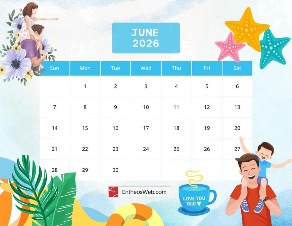 2026 printable monthly calendar entheosweb