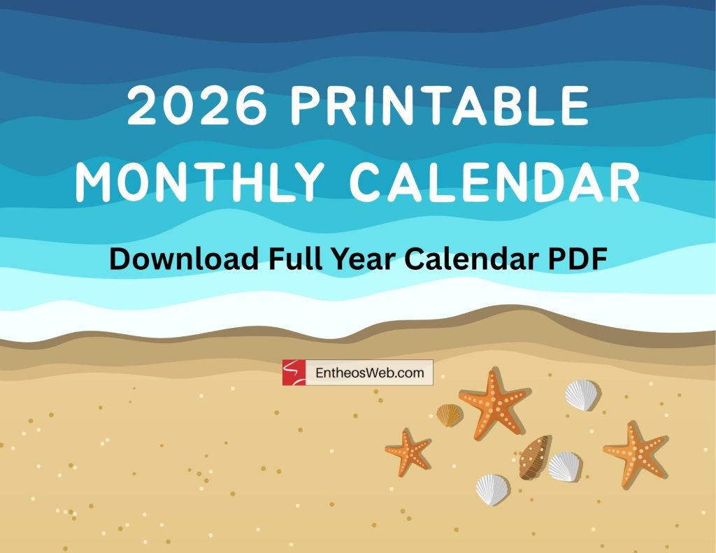 2026 printable monthly full calendar entheosweb